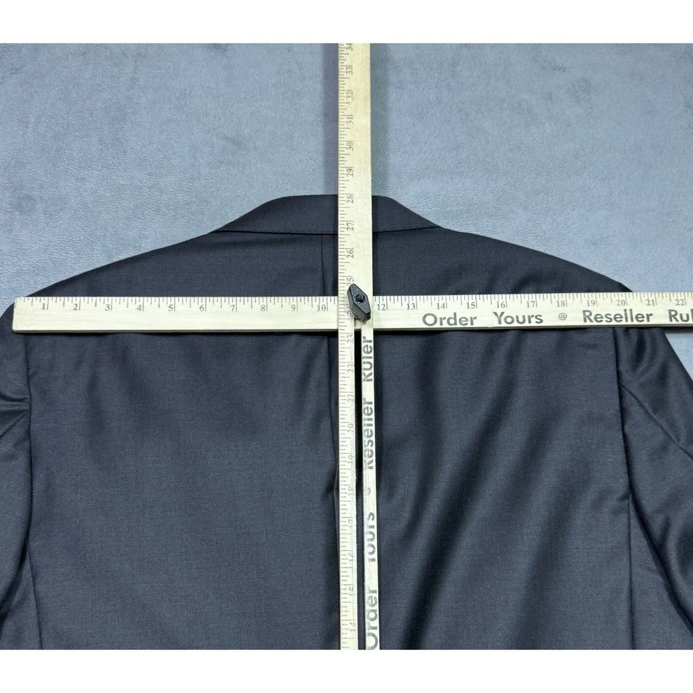 Jos A Bank Signature Gold Blazer Mens 43R 100% Wool Mitchel Black Sports Coat